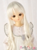 【NC-M04】7~8" Heat-Proof Curly Wigs # Cream