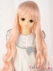 【NC-M04】7~8" Heat-Proof Curly Wigs # Pink Mix Gold