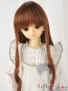 【NC-M04】7~8" Heat-Proof Curly Wigs # Chestnut