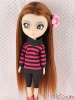 【HT-03C】8.0~9.5" HP Long Straight ( W/O Bang ) Wigs # Brown