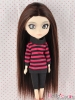 【HT-03C】8.0~9.5" HP Long Straight ( W/O Bang ) Wigs # Dark Brown