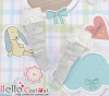 【KS-D01】（Blythe／Lati Yellow）Lace Top Below Knee Socks # Pale Grey