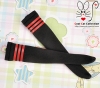 【KS-P41】B／P Knee Printing Socks（Student）# Black+Red