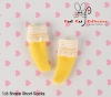 【KS-A07／KS-S28】(B／P) Lace Top Ankle Socks # Yellow