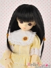 【ND-1520】6~7" Heat-Proof Wigs # Black