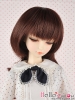 【ND-GL06】6~7" Heat-Proof Wigs # Dark Brown