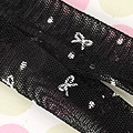 【PP-125】Pullip Pantyhose Socks # Net Black W / Bow