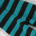 【PP-81】Pullip Pantyhose Socks # Stripe Black+Blue Green