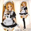 【Secret Cat】Dollfie Dream Maid Costume # M／L．Black